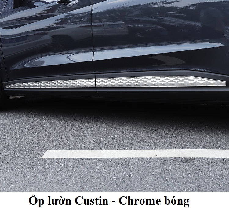 Ốp lườn trang trí Huyndai Custin- Bộ 6 miếng