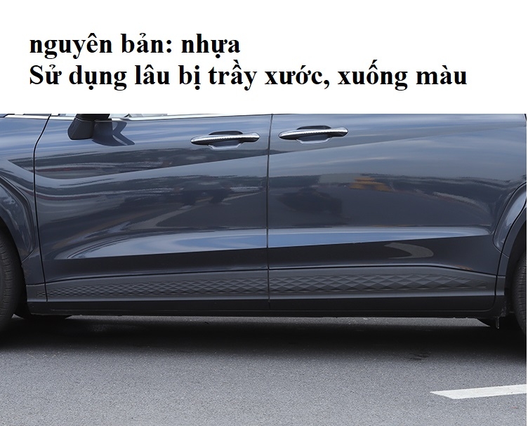 Ốp lườn trang trí Huyndai Custin- Bộ 6 miếng