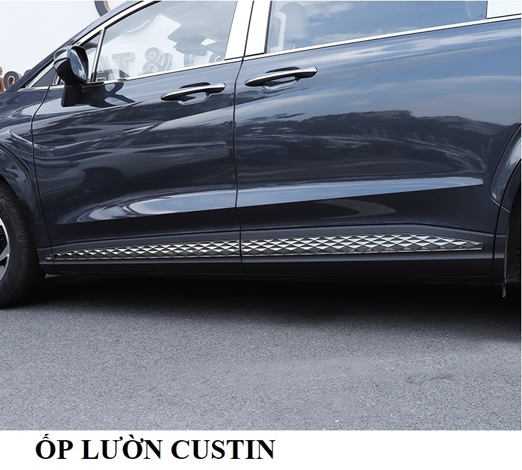 Ốp lườn trang trí Huyndai Custin- Bộ 6 miếng