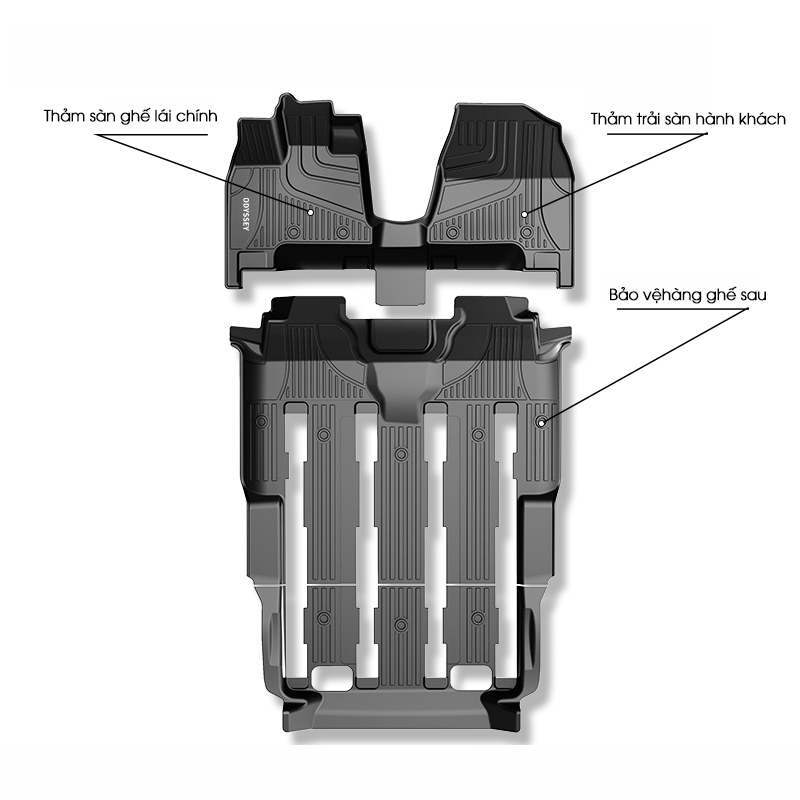 Thảm sàn nhựa TPE Hyundai Custin