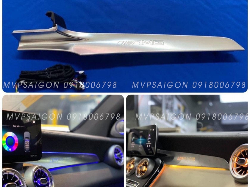 Thanh AMG Taplo Led 64 màu Mercedes C/GLC Class (C200 - C250 - C300 - GLC 200 - GLC250 GLC300)