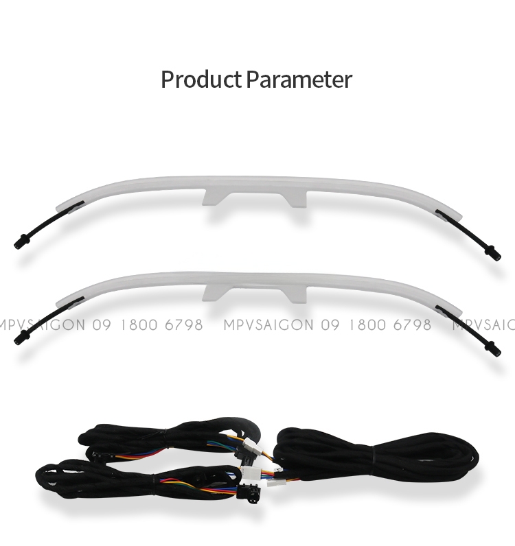 Thanh Led 64 màu lưng ghế sau Mercedes C/GLC/E Class