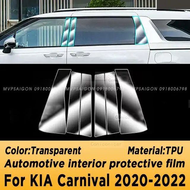 Thi công dán PPF nội thất KIA Carnival 2020-2022 2024 2025