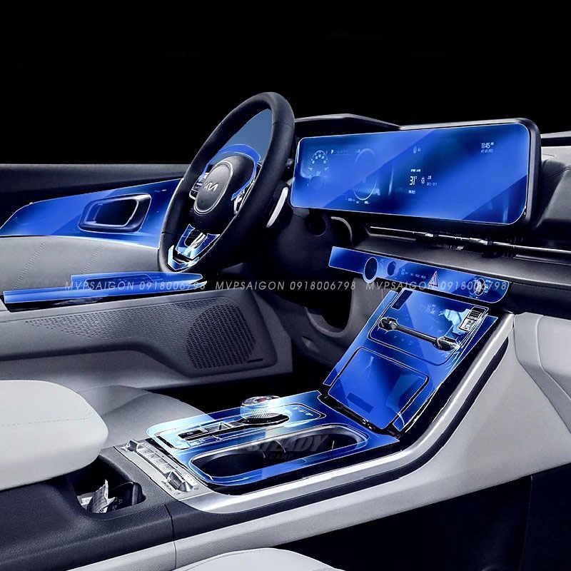 Thi công dán PPF nội thất KIA Carnival 2020-2022 2024 2025