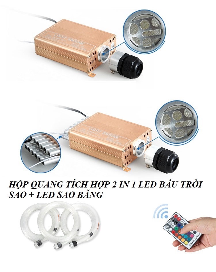 Thi công LED bầu trời sao Hyundai Custin