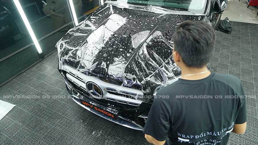 Thi công PPF Teckwrap cho xe sang GLS 450 2025
