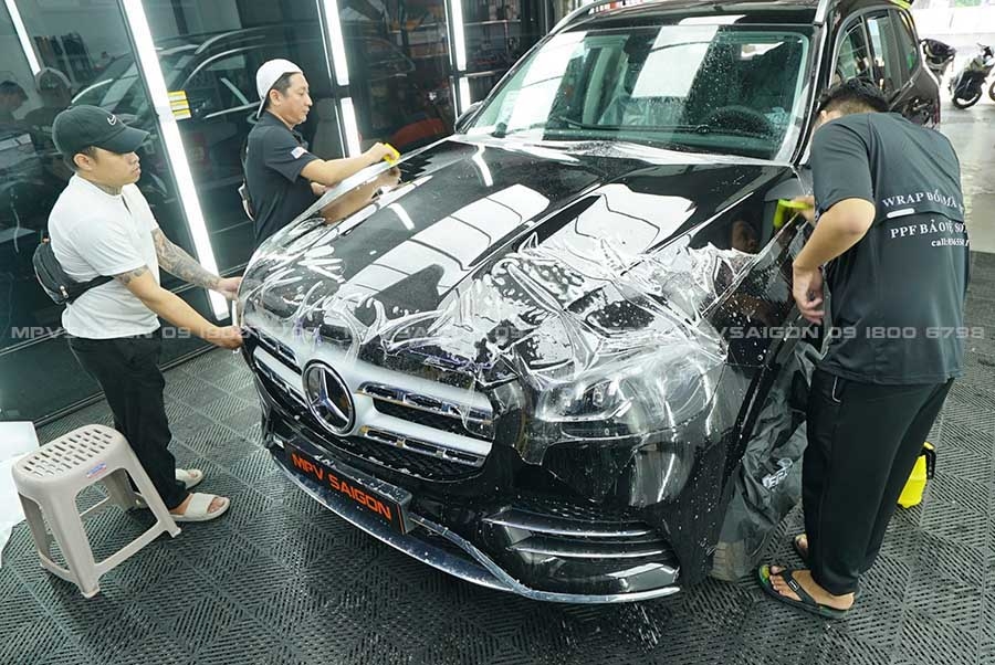 Thi công PPF Teckwrap cho xe sang GLS 450 2025