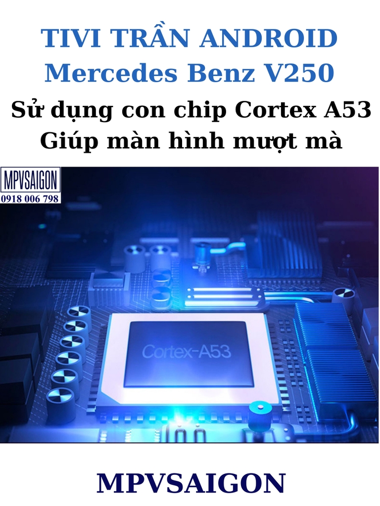 Tivi trần Android Mercedes Benz V250