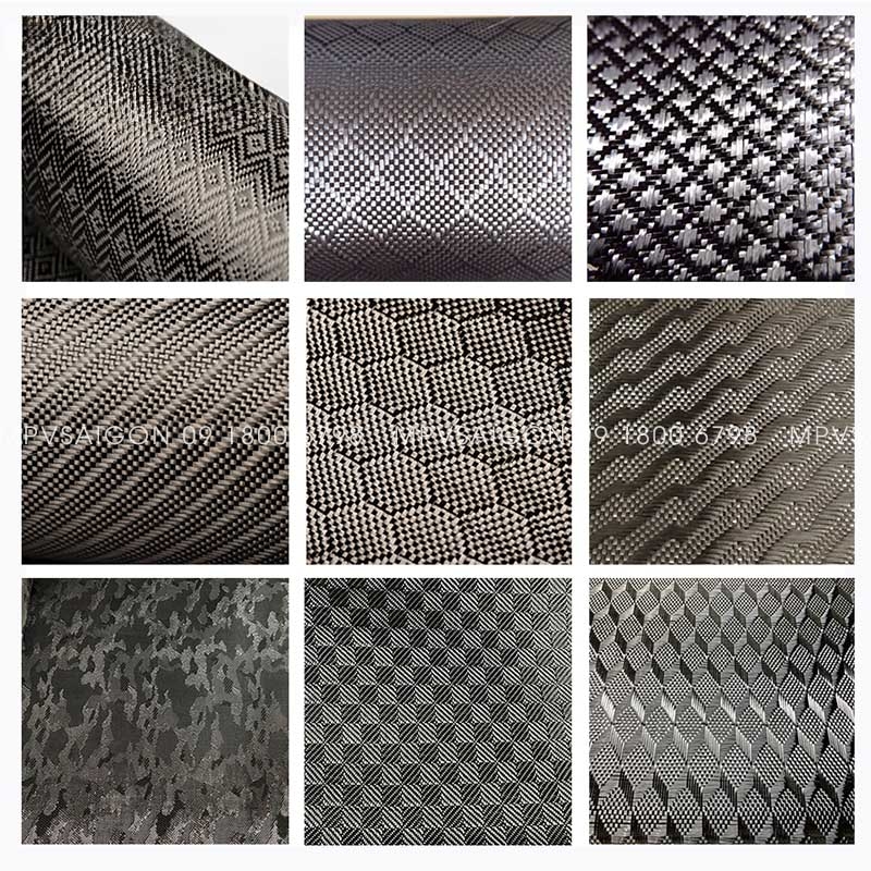 TỔNG HỢP MẪU VÂN CARBON NỘI THẤT VÀ NGOẠI THẤT Ô TÔ TẠI MPVSAIGON