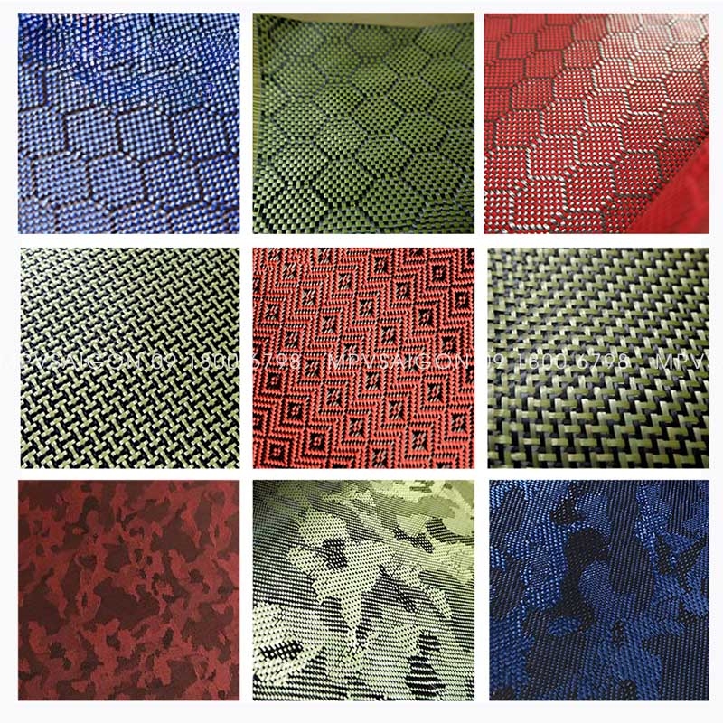 TỔNG HỢP MẪU VÂN CARBON NỘI THẤT VÀ NGOẠI THẤT Ô TÔ TẠI MPVSAIGON