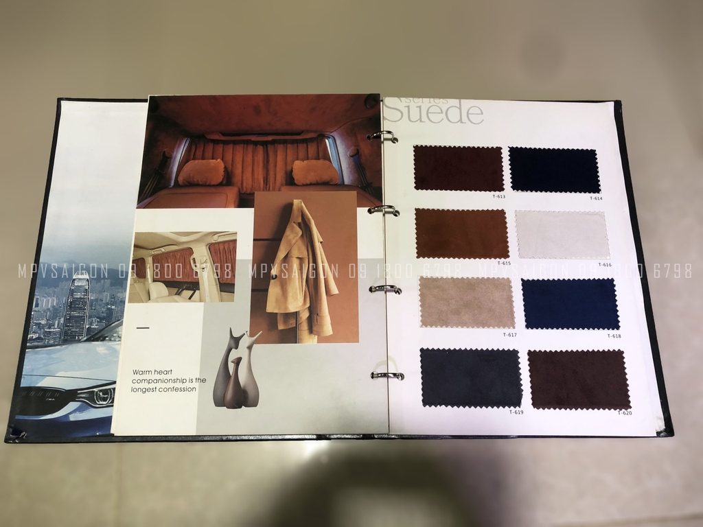 Tuyển tập mẫu vải may rèm che nắng xe sang tại MPVSAIGON