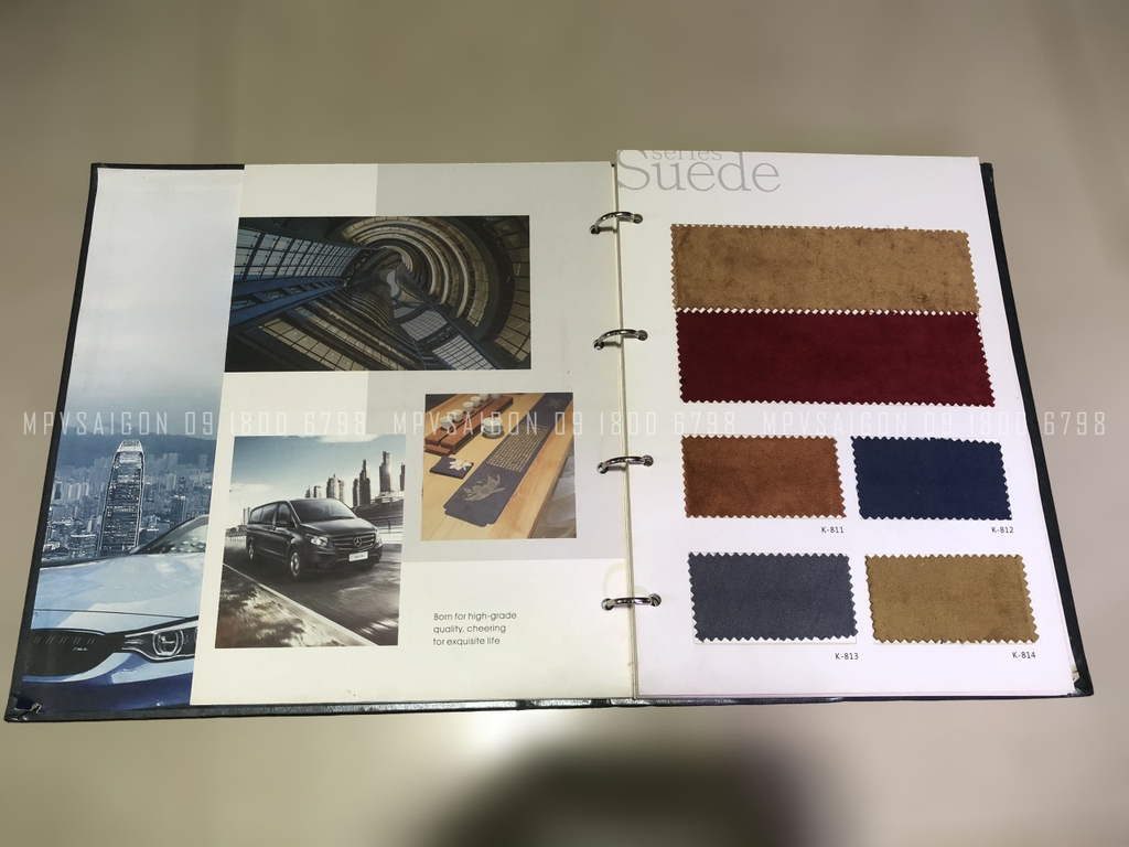 Tuyển tập mẫu vải may rèm che nắng xe sang tại MPVSAIGON