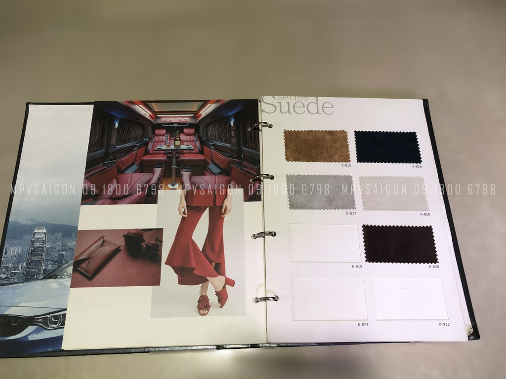 Tuyển tập mẫu vải may rèm che nắng xe sang tại MPVSAIGON
