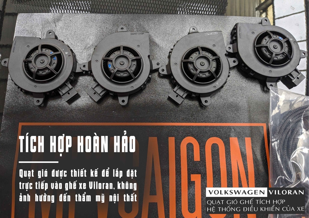 Quạt gió coding Viloran điều khiển trên màn hình (Quạt VW- AUDI)