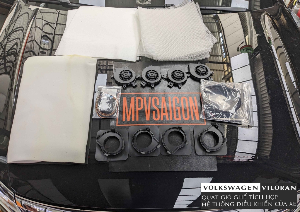 Quạt gió coding Viloran điều khiển trên màn hình (Quạt VW- AUDI)
