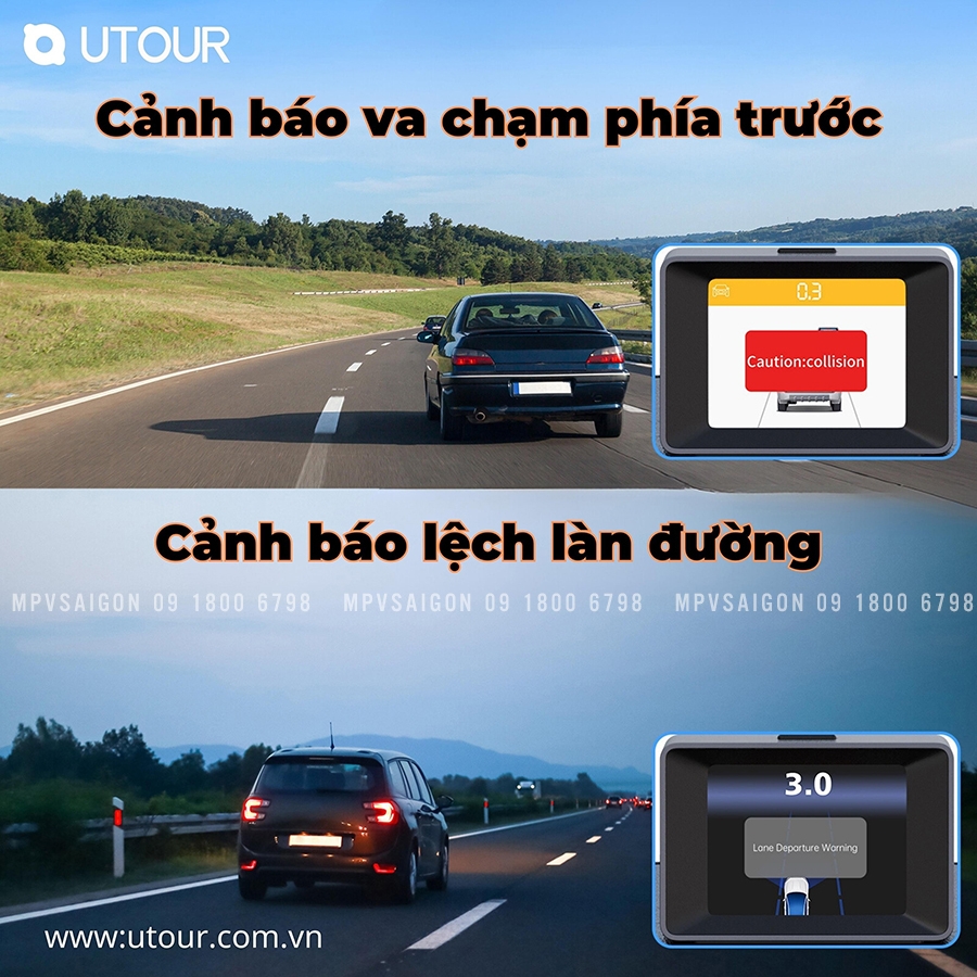 UTOUR AI C2M - Hệ thống cảnh báo tiền va chạm