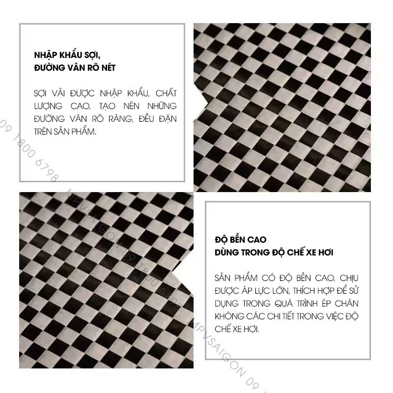 Vải carbon fiber 3K dệt cho nội thất ô tô C05