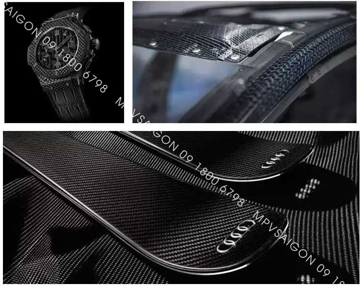 Vải carbon fiber 3K dệt cho nội thất ô tô C05
