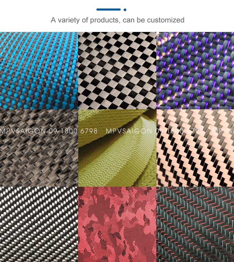 Vải carbon fiber 3K dệt cho nội thất ô tô C05