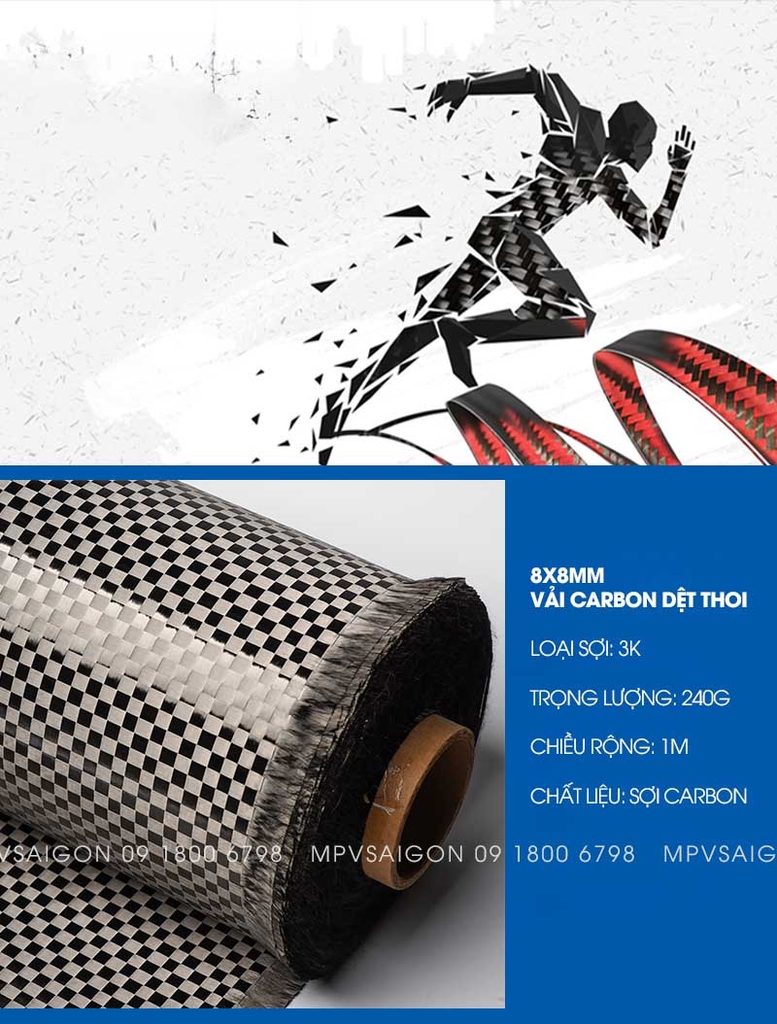 Vải carbon fiber 3K dệt cho nội thất ô tô C05