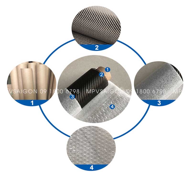 Vải carbon fiber 3K dệt cho nội thất ô tô C05