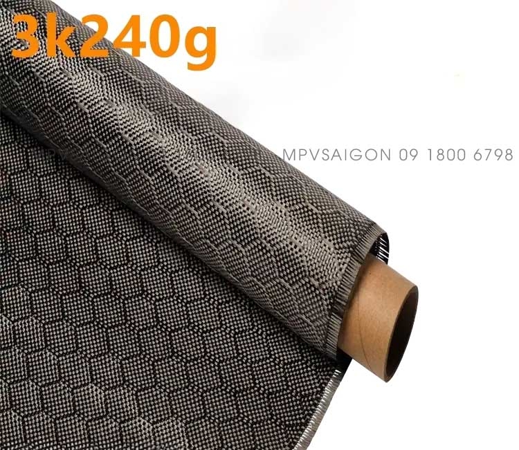 Vải carbon fiber 3K dệt cho nội thất ô tô C06