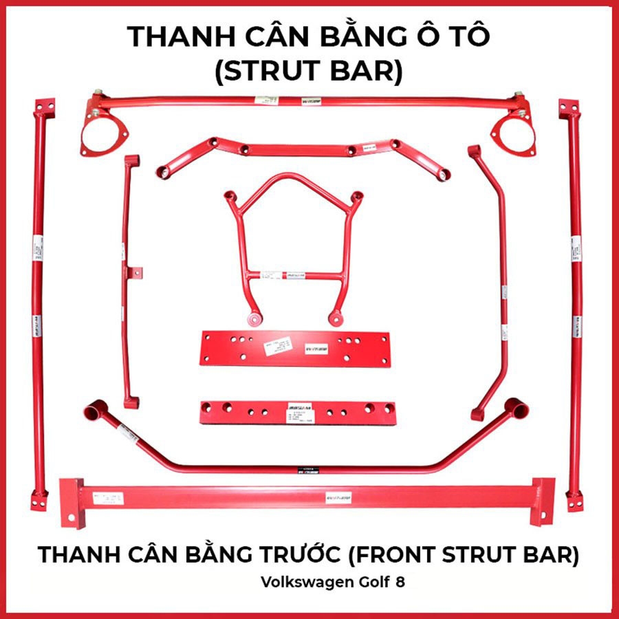 VOLKSWAGEN GOLF: BỘ THANH GIẰNG CÂN BẰNG XE (STRUT BAR)