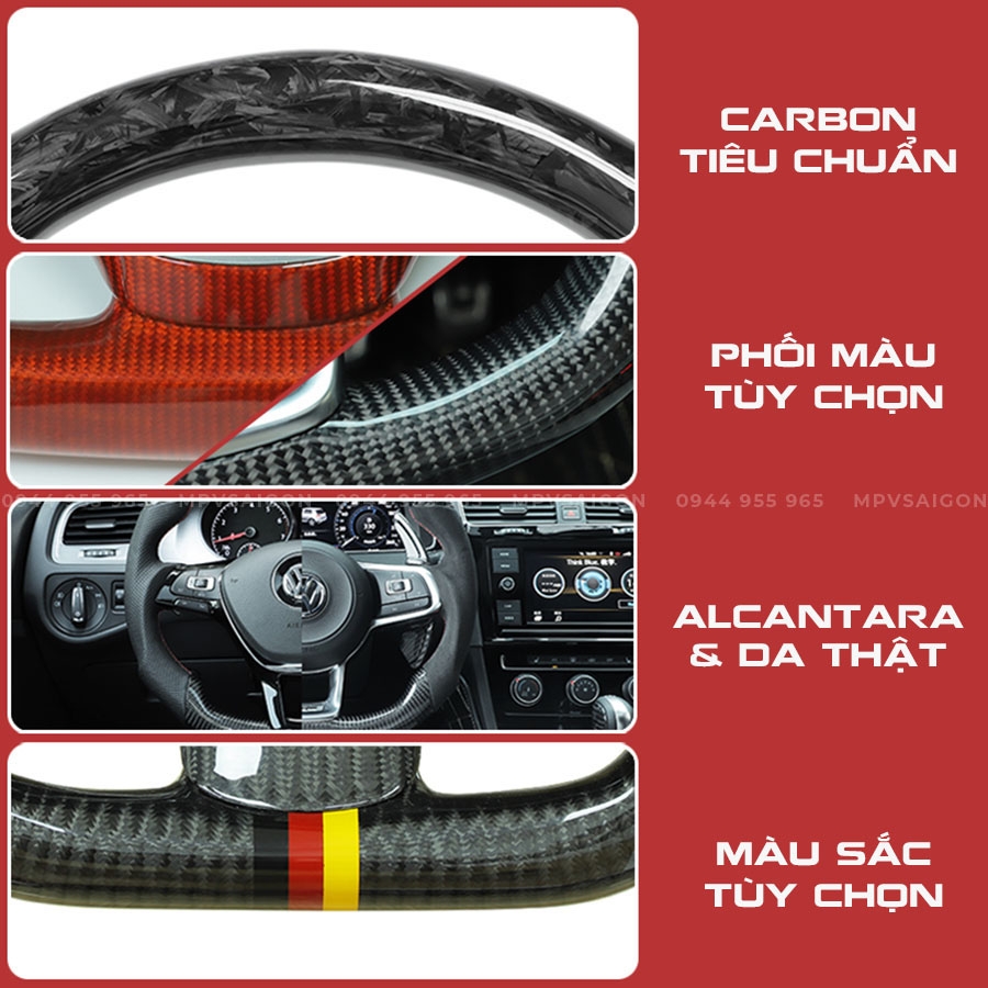 VOLKSWAGEN GOLF – NÂNG CẤP VÔ LĂNG CARBON VOLKSWAGEN GOLF 8