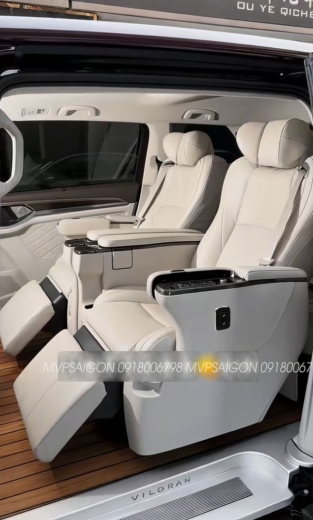 Volkswagen Viloran độ ghế limousine Alphard cao cấp
