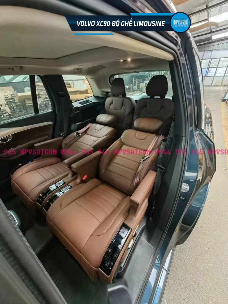 VOLVO XC90 độ ghế thương gia Limousine matxa: Kinh nghiệm và báo giá mới nhất