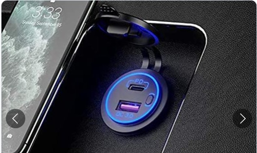 Bộ sạc nhanh loại Type C USB QC 3.0 12V