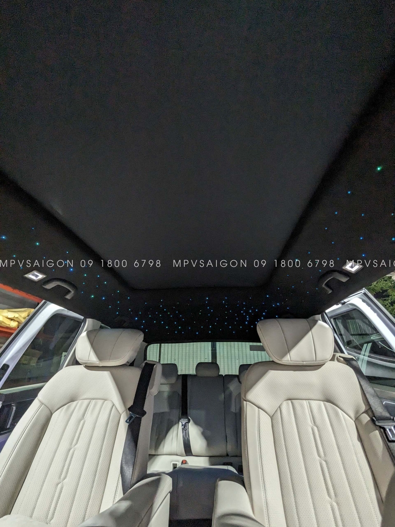Bọc trần da lộn- đổi màu trần Volkswagen Viloran