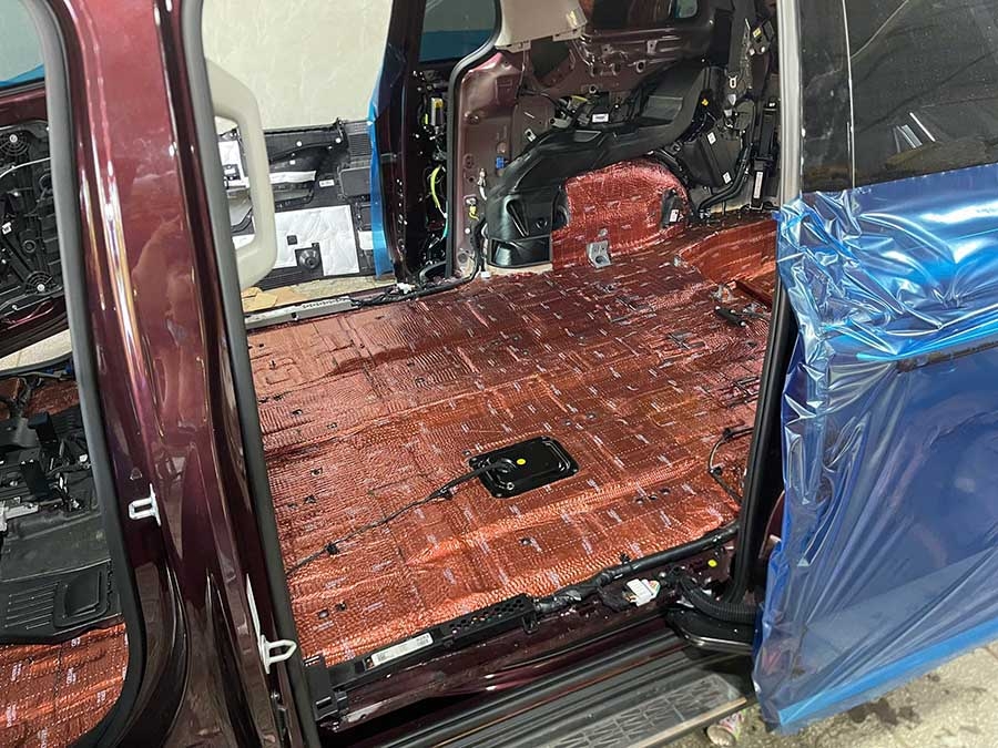 Cách âm xe hơi bằng vật liệu Dr. Artex