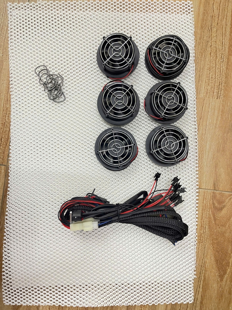 COMBO quạt gió làm mát tản nhiệt ghế xe ô tô- Dùng chung các dòng xe