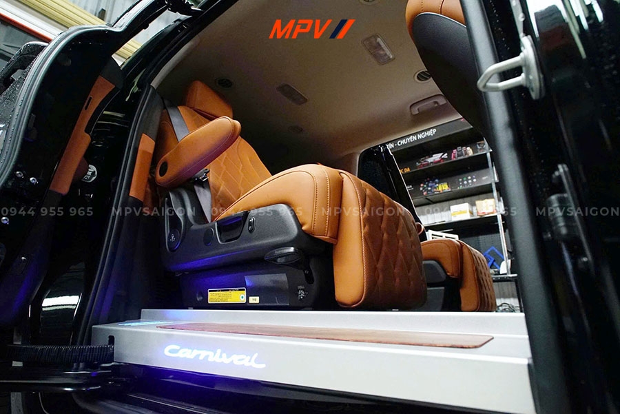 Nâng cấp Kia Carnival 8 chỗ: Bản độ tiện nghi cao cấp tại MPVSAIGON