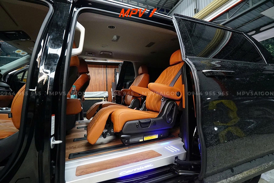 Nâng cấp Kia Carnival 8 chỗ: Bản độ tiện nghi cao cấp tại MPVSAIGON