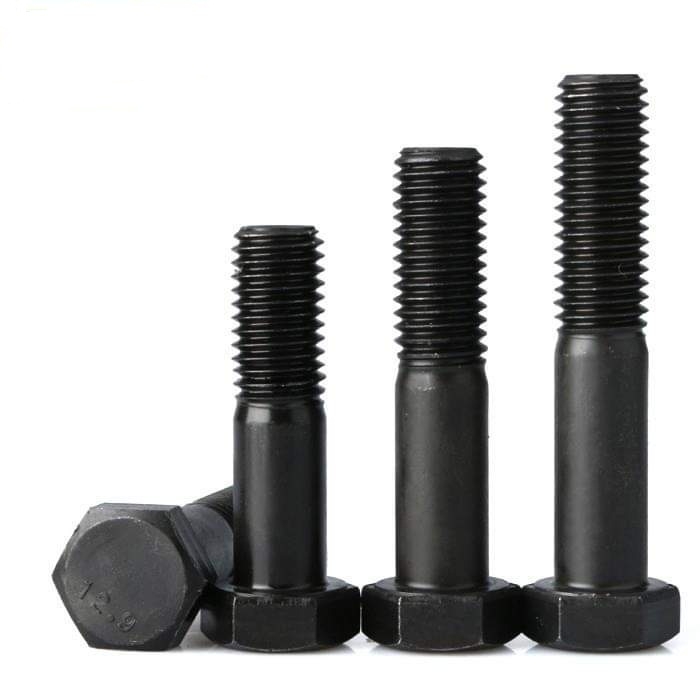 bulong-ren-lung-den Bu lông lục giác ngoài ren lửng hàng đen cấp bề 8.8