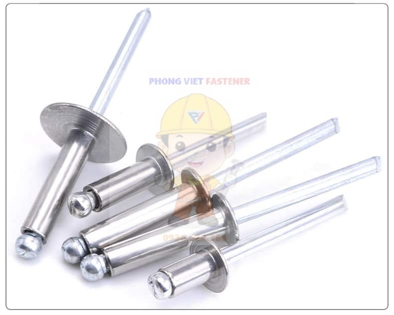 Rivet Inox Chân Thép