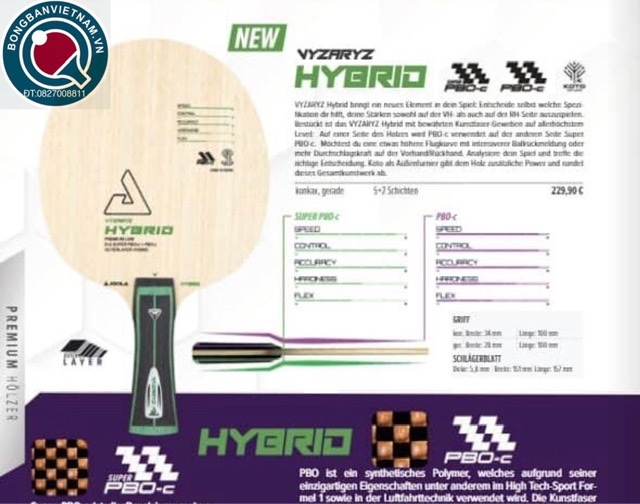 JOOLA VYZARYZ HYBRID