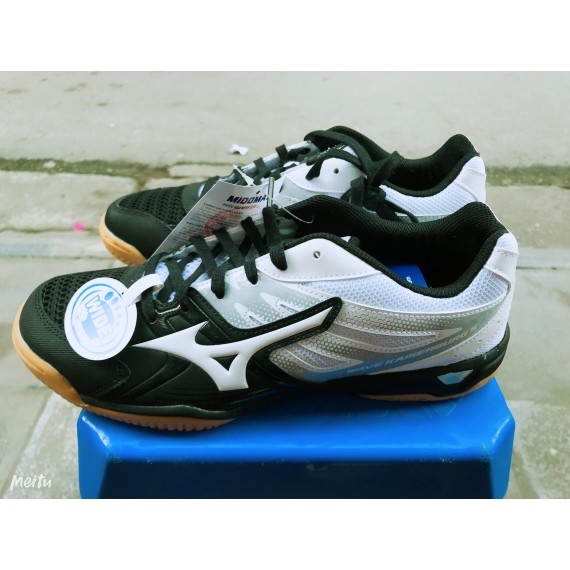 Giày Mizuno Wave Kaiserburg 5 Đen trắng
