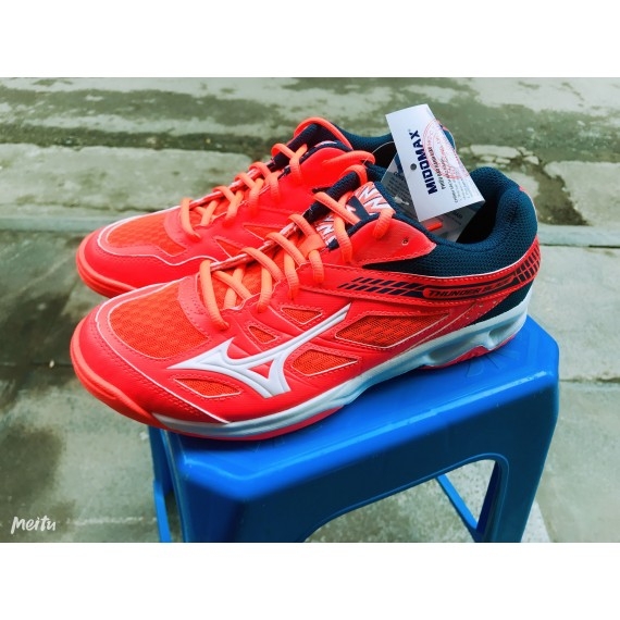 Giày Mizuno Thunder Blade Hồng cam