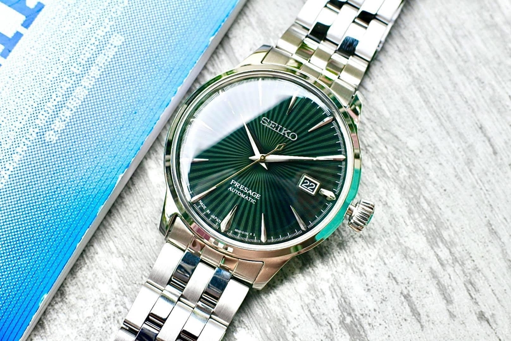 SEIKO PRESAGE COCKTAIL GREEN DIAL SRPE15J1 | Đồng hồ chính hãng Rich Tran