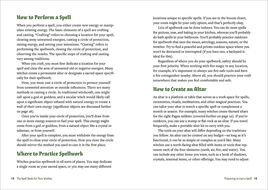 The Spell Book for New Witches