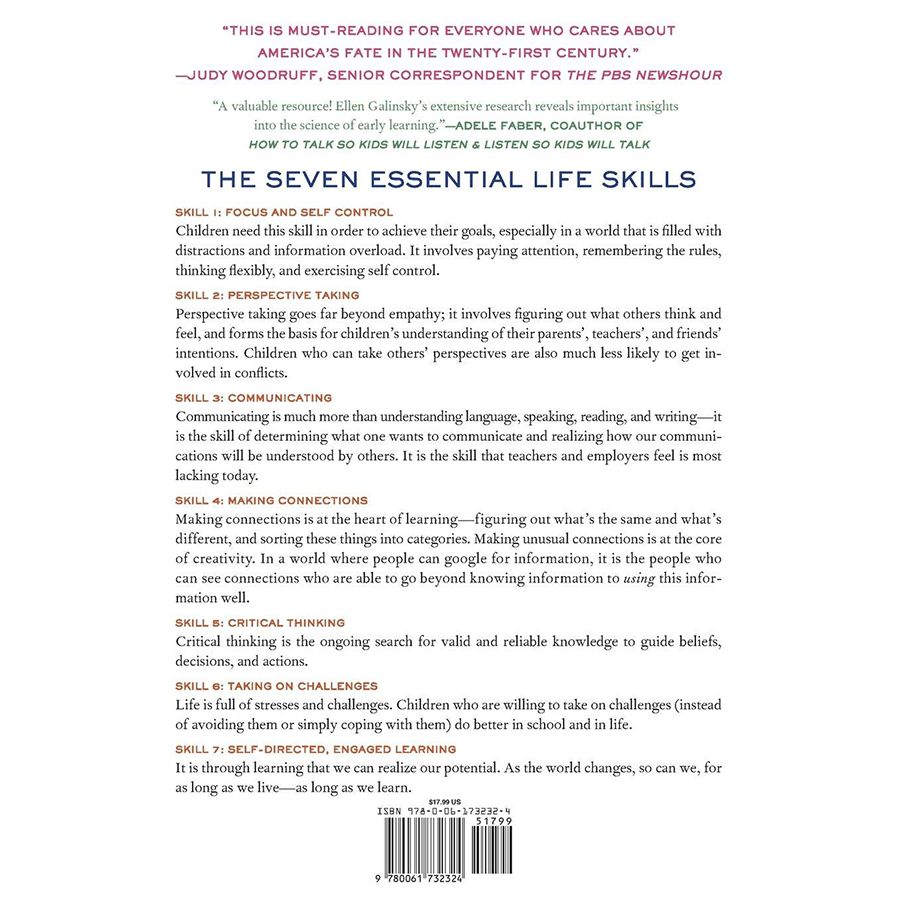 Mind in the making The seven essential life skills every child needs