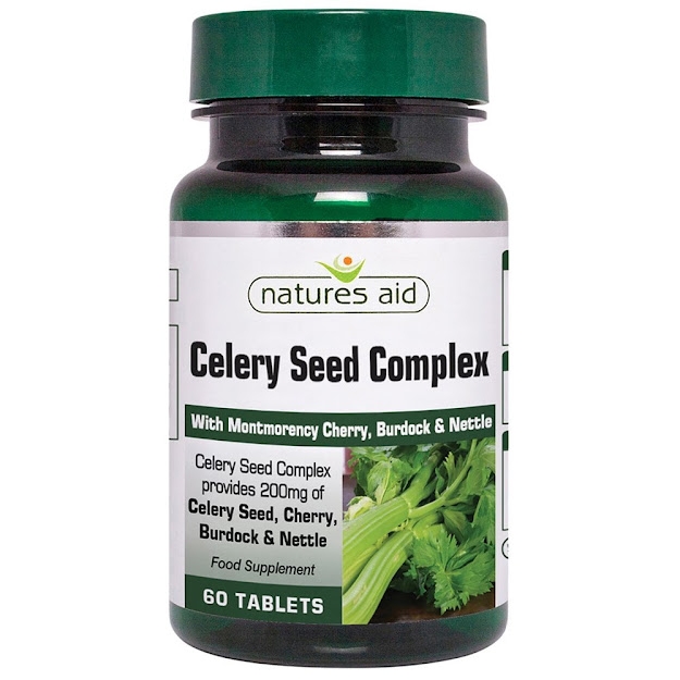 Viên uống cần tây Natures Aid Celery Seed Complex (60 viên)