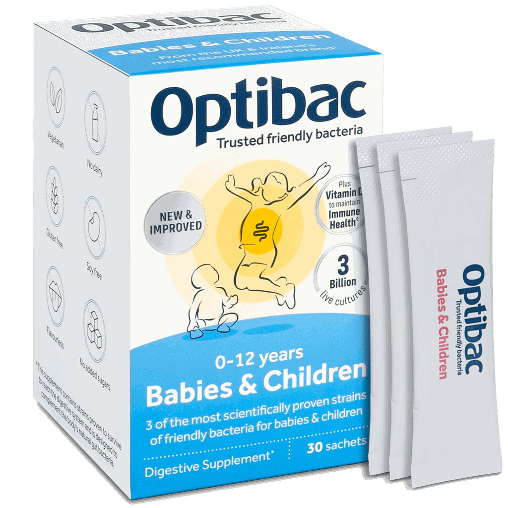 Optibac Probiotics Babies & Children (0-12y) Thực phẩm bảo vệ sức khoẻ - Mẫu mới có Vtm D