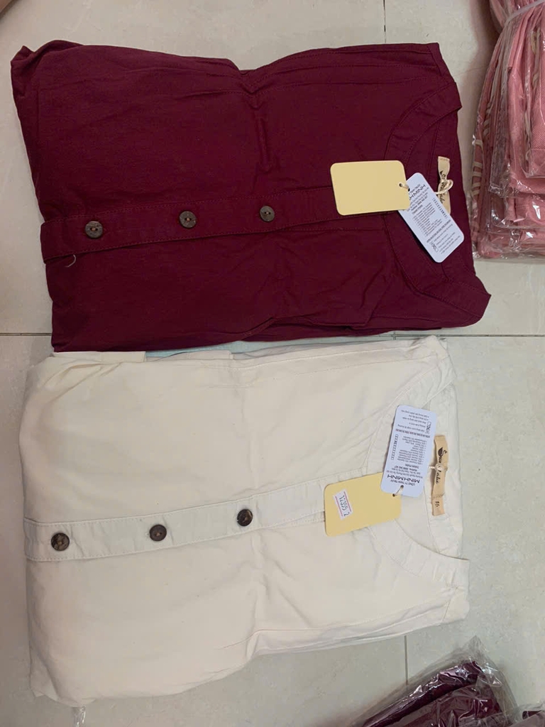 Swanlake | Váy Đầm Phom A Cổ Trụ Chất Liệu Cotton - D12355LW01