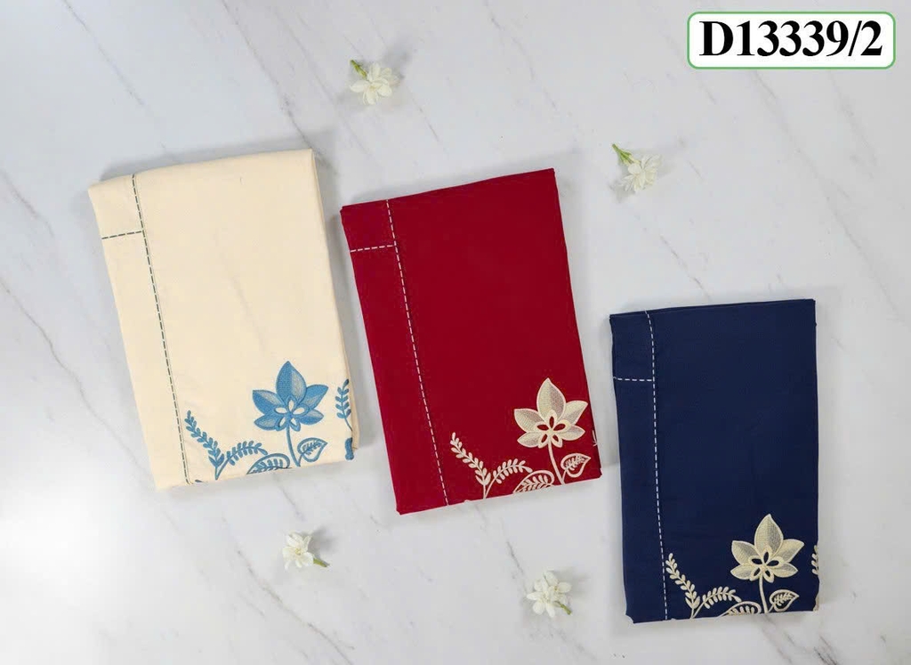 SWANLAKE | Váy Đầm Nữ Midi Suông Cổ Tròn Tay Lỡ Vải Linen Thêu Hoa Cao Cấp Công Sở Dạo Phố D13339LW01