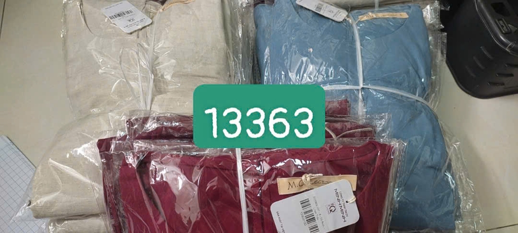 SWANLAKE | Váy Đầm Nữ Midi Suông Tay Ngắn Cổ Tròn Vải Linen Thêu Hoa Cao Cấp Công Sở D13363LW01