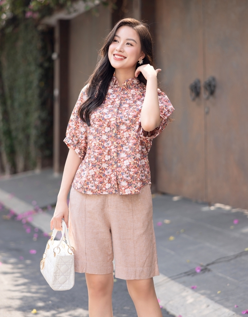 Quần Cullotes Ly Gân Swanlake - Q11458LW01